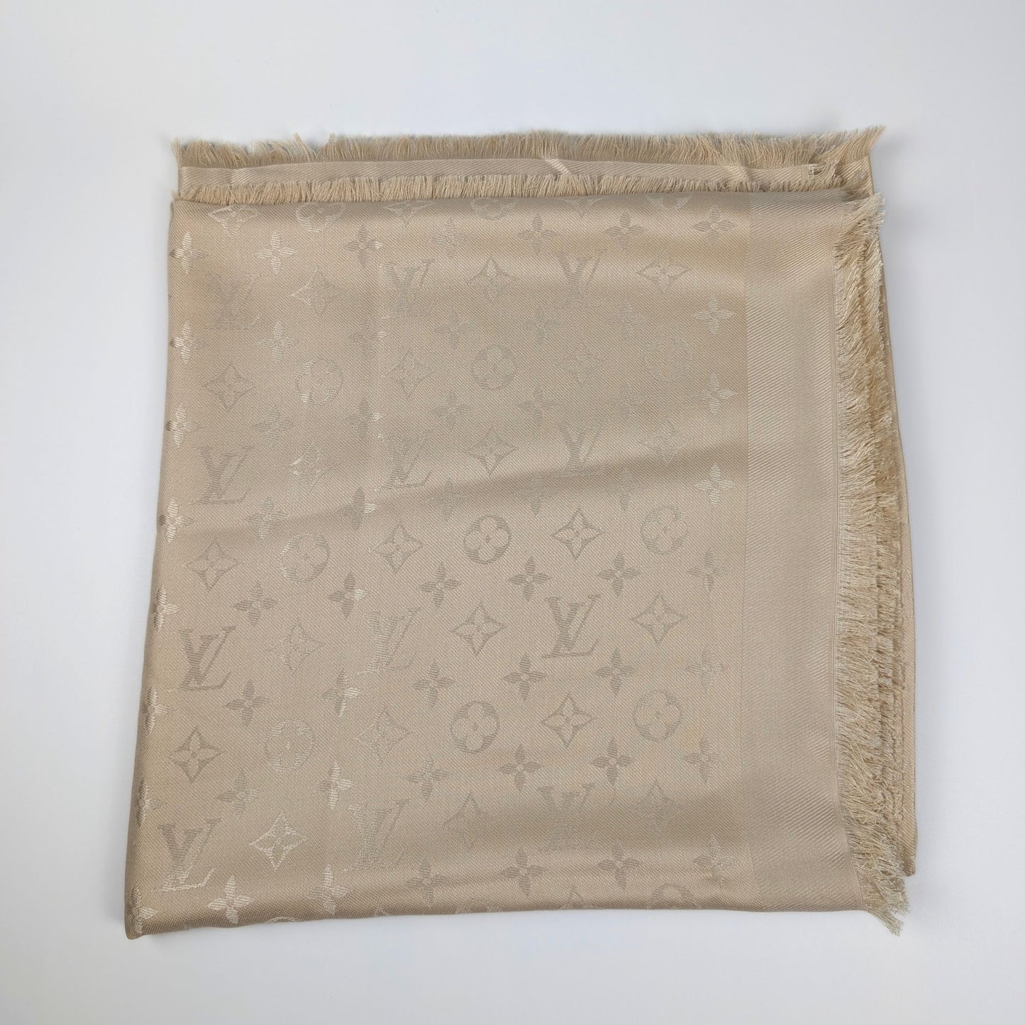 Louis Vuitton Scialle Monogram Beige