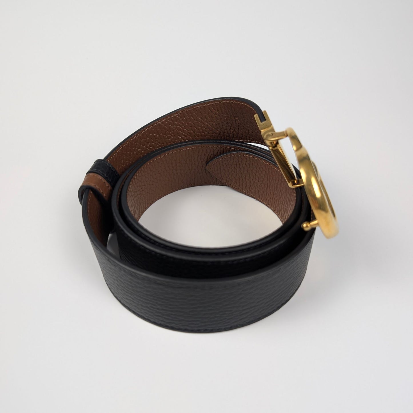 Gucci Cintura Reversibile Fibbia GG Marmont 