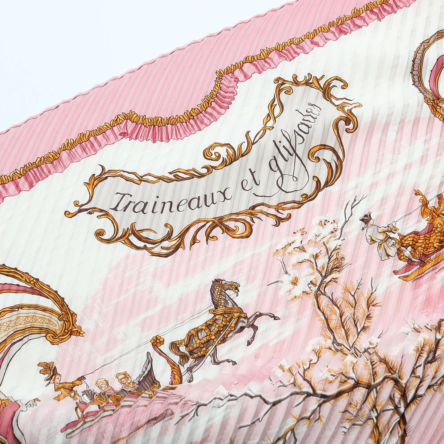 hermes-carre-foulard-plissettato-90-traineaux-et-glissades