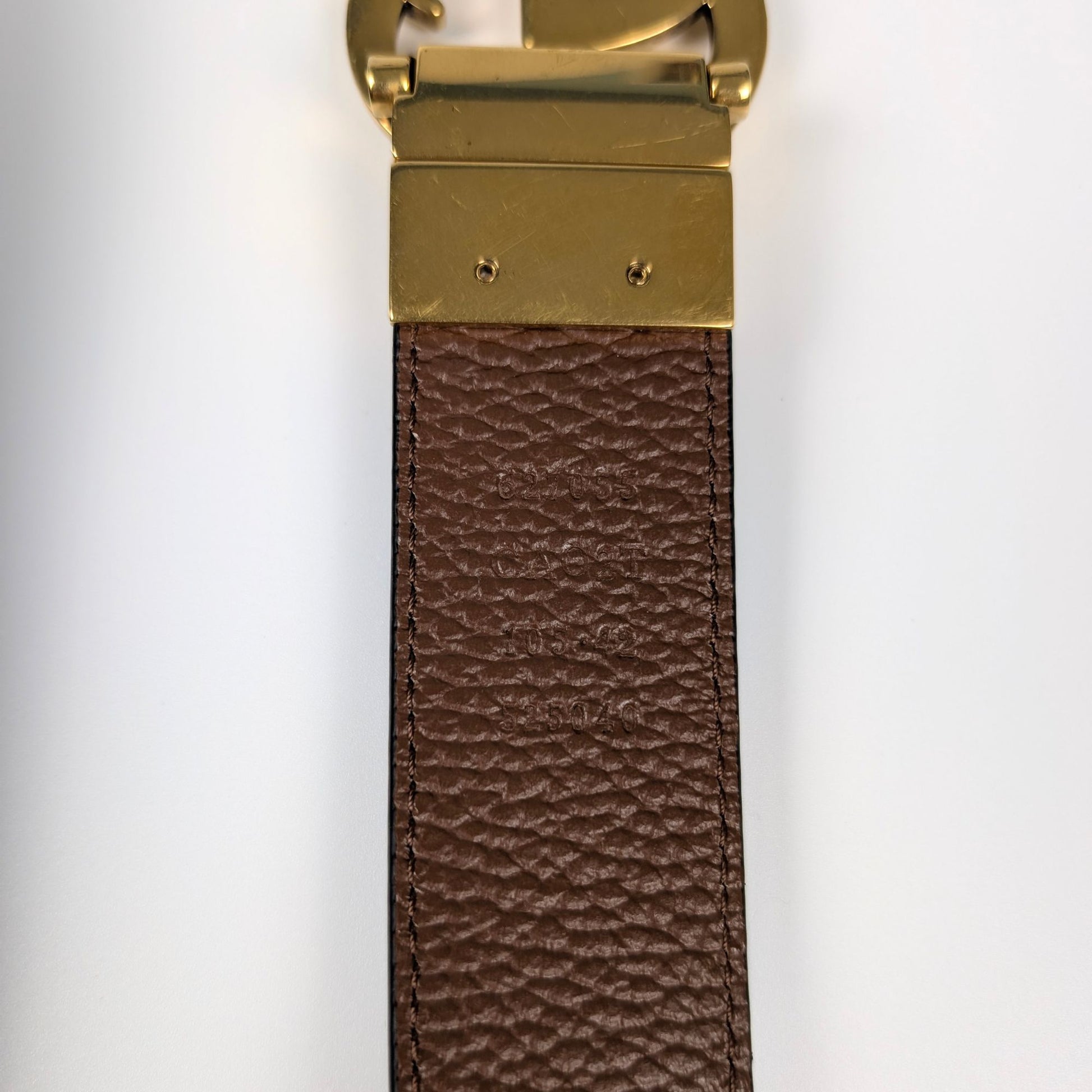 Gucci Cintura Reversibile Fibbia GG Marmont 
